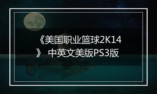 《美国职业篮球2K14》 中英文美版PS3版