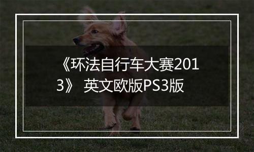 《环法自行车大赛2013》 英文欧版PS3版