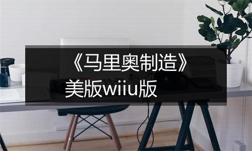 《马里奥制造》美版wiiu版