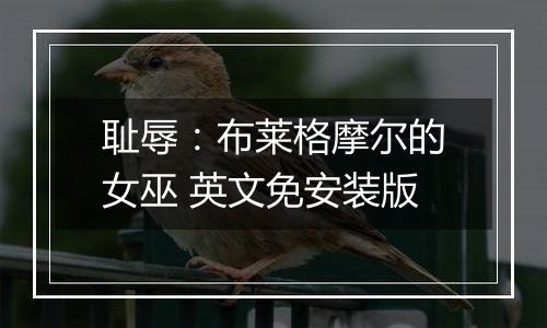 耻辱:布莱格摩尔的女巫 英文免安装版