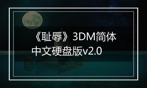 《耻辱》3DM简体中文硬盘版v2.0