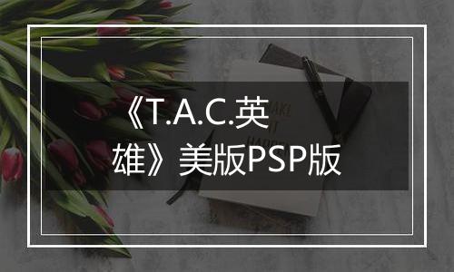《T.A.C.英雄》美版PSP版最新版