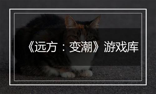 《远方：变潮》游戏库