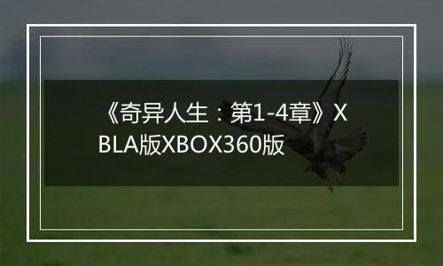 《奇异人生:第1-4章》XBLA版XBOX360版