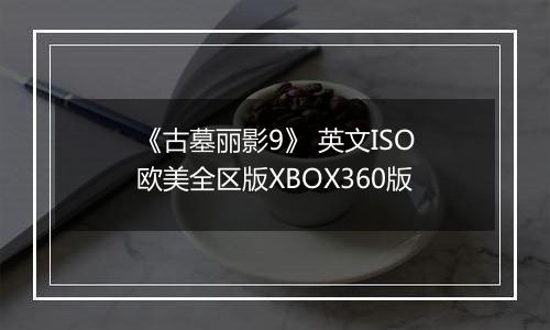 《古墓丽影9》 英文ISO欧美全区版XBOX360版