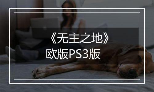 《无主之地》欧版PS3版