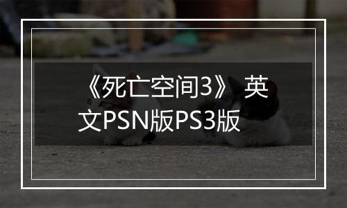《死亡空间3》 英文PSN版PS3版