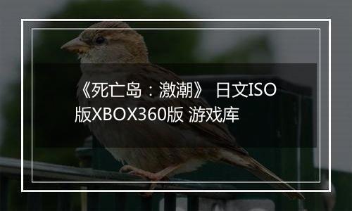 《死亡岛：激潮》 日文ISO版XBOX360版 游戏库