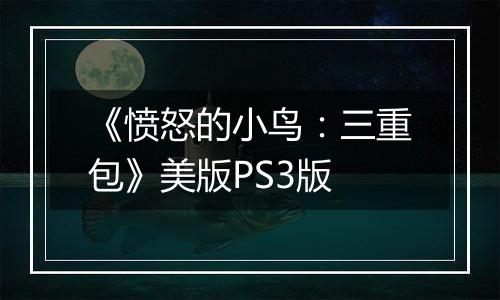 《愤怒的小鸟：三重包》美版PS3版