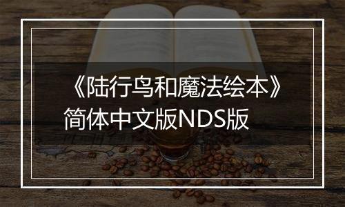 《陆行鸟和魔法绘本》简体中文版NDS版