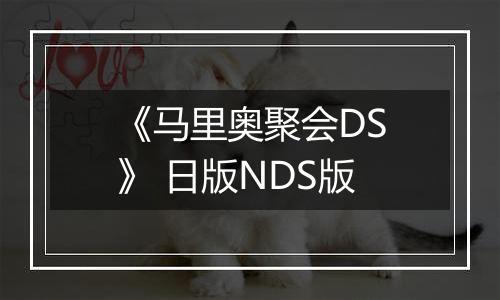 《马里奥聚会DS》 日版NDS版