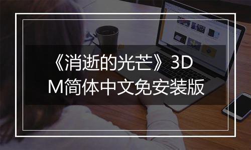《消逝的光芒》3DM简体中文免安装版