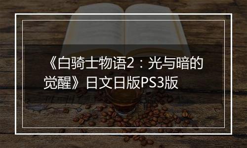 《白骑士物语2：光与暗的觉醒》日文日版PS3版