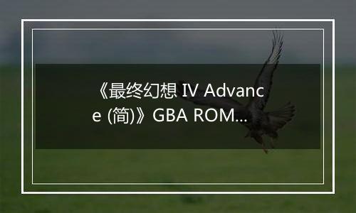《最终幻想 IV Advance (简)》GBA ROM 中文版