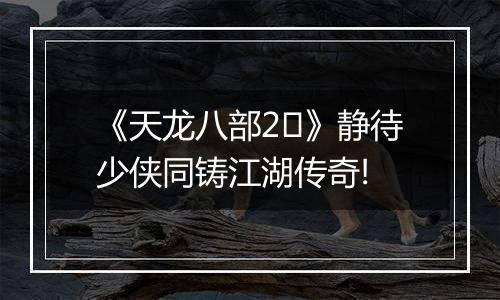 《天龙八部2​》静待少侠同铸江湖传奇!