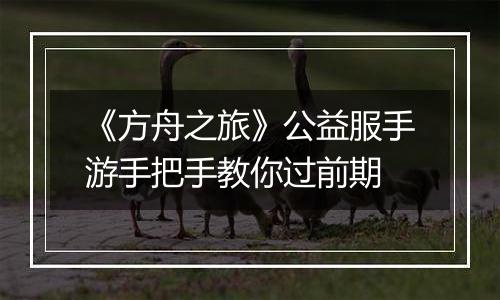 《方舟之旅》公益服手游手把手教你过前期