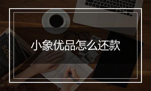 小象优品怎么还款