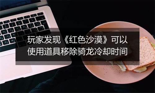 玩家发现《红色沙漠》可以使用道具移除骑龙冷却时间