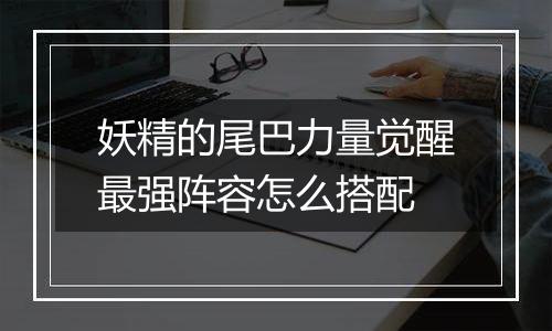 妖精的尾巴力量觉醒最强阵容怎么搭配