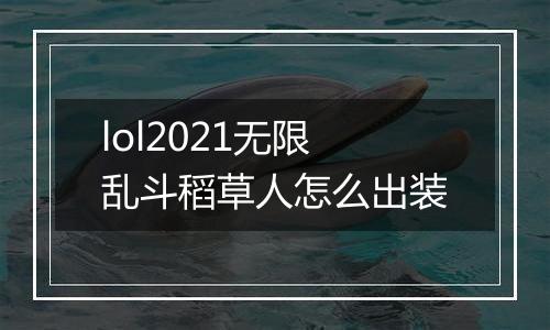 lol2021无限乱斗稻草人怎么出装