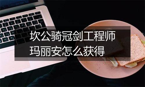 坎公骑冠剑工程师玛丽安怎么获得