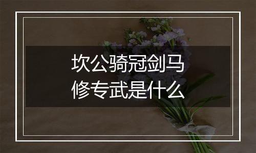 坎公骑冠剑马修专武是什么