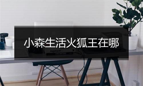 小森生活火狐王在哪
