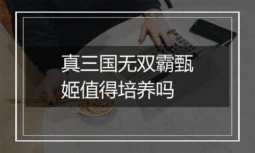 真三国无双霸甄姬值得培养吗