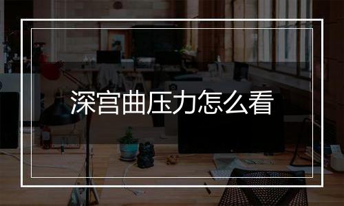 深宫曲压力怎么看