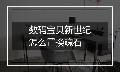 数码宝贝新世纪怎么置换魂石