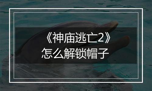 《神庙逃亡2》怎么解锁帽子