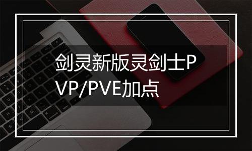 剑灵新版灵剑士PVP/PVE加点