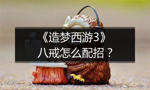 《造梦西游3》八戒怎么配招？