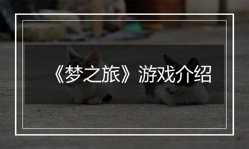 《梦之旅》游戏介绍
