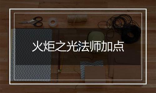 火炬之光法师加点