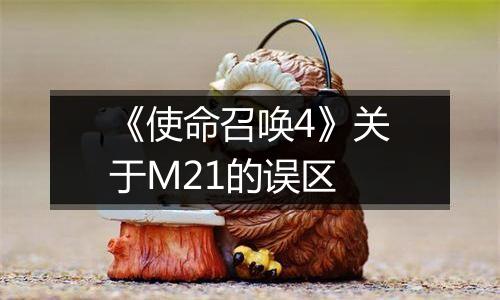《使命召唤4》关于M21的误区