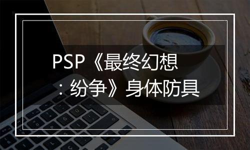 PSP《最终幻想：纷争》身体防具