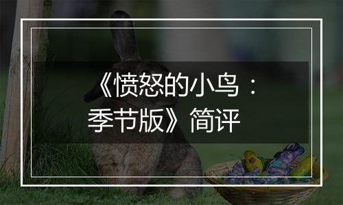 《愤怒的小鸟：季节版》简评