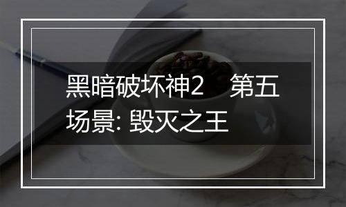 黑暗破坏神2　第五场景: 毁灭之王