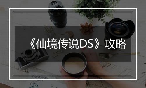 《仙境传说DS》攻略