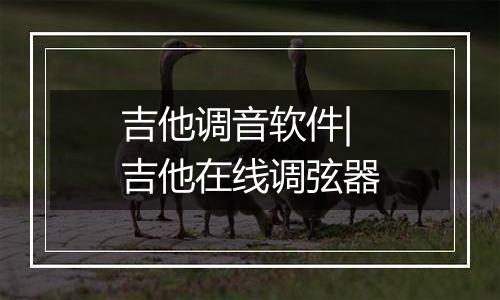 吉他调音软件|吉他在线调弦器