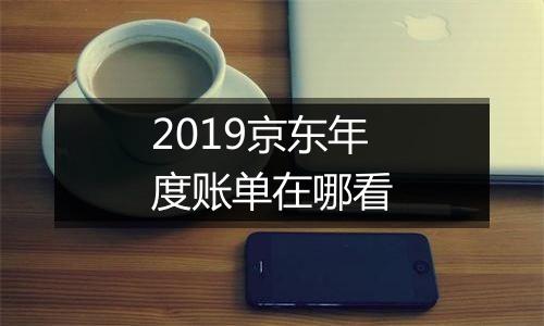2019京东年度账单在哪看