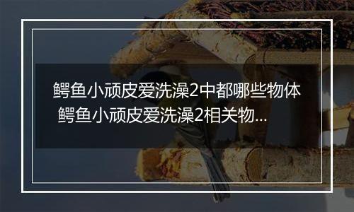 鳄鱼小顽皮爱洗澡2中都哪些物体 鳄鱼小顽皮爱洗澡2相关物体介绍