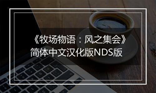 《牧场物语:风之集会》简体中文汉化版NDS版