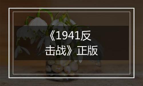 《1941反击战》正版