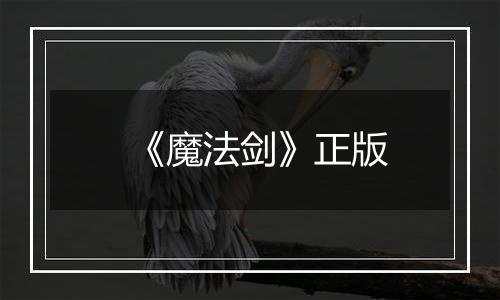 《魔法剑》正版