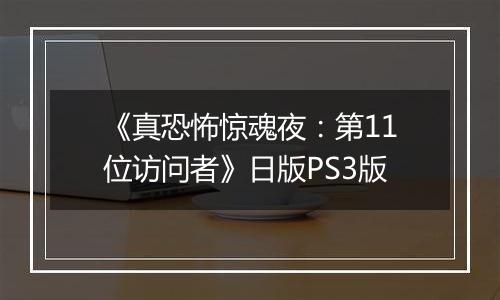 《真恐怖惊魂夜：第11位访问者》日版PS3版